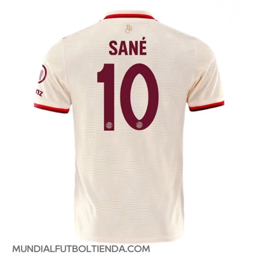 Camiseta Bayern Munich Leroy Sane #10 Tercera Equipación Replica 2024-25 mangas cortas